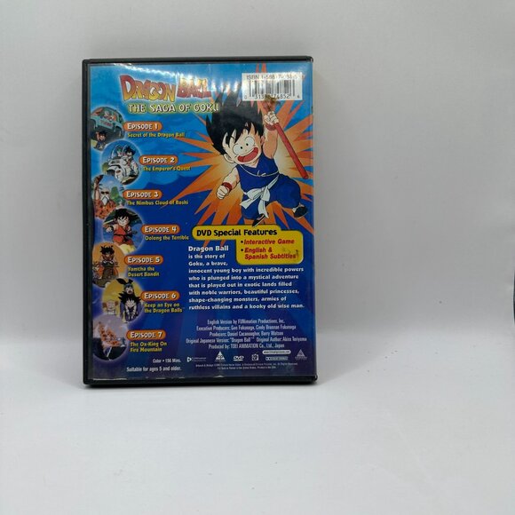 Dragon Ball The Saga Of Goku Volume 1 Episodes 1-7 DVD - Picture 2 of 3